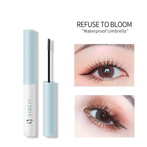 Lash Primer And Mascara Waterproof Black Fiber Eyelash Enhancer For ...