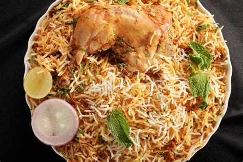 Hyderabadi Biryani - A Popular Chicken Or Mutton Based Biryani Stock ...