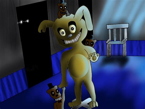 Plushtrap !FNAF 4 fanart! by DianaDragonMaster on DeviantArt