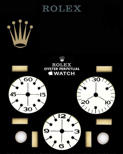 Rolex Apple Suivre visage personnalisé par T ¥ fond L £ R | Apple watch ...