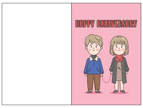 Anniversary Card Template Word