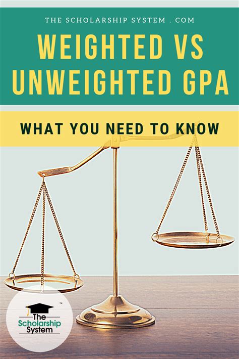 Weighted vs. Unweighted GPA: What You Need to Know - The Scholarship System