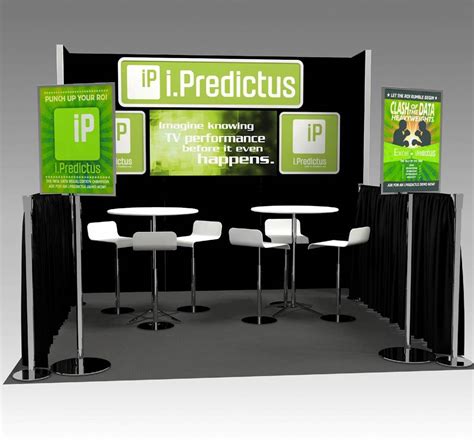 iPredictus - 10x10 Trade Show Booth - Booth Design Ideas