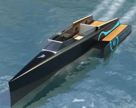 Odonata Electric Boat Concept for E3H by Tanguy Bihan - Tuvie