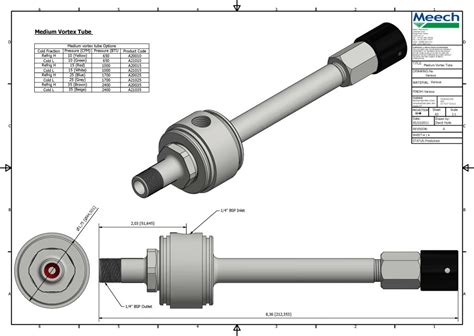 Vortex Tube - Vortex Cooling Tube - Compressed Air Cooling