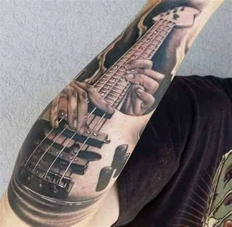 playing bass | Cool tattoos, Tattoo off, Guitar tattoo design