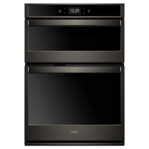 Whirlpool 30-inch Smart Combination Electric Wall Oven Black Stainless ...