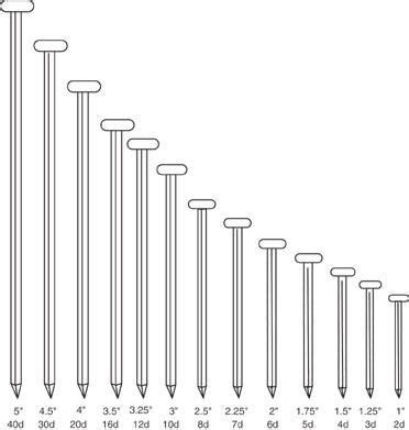 Nail Size Chart | Nagels