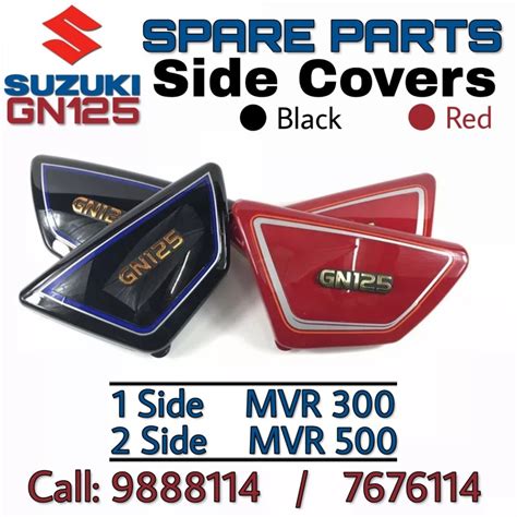 Suzuki GN 125 GN125 Side Cover motorcycle spare parts | iBay