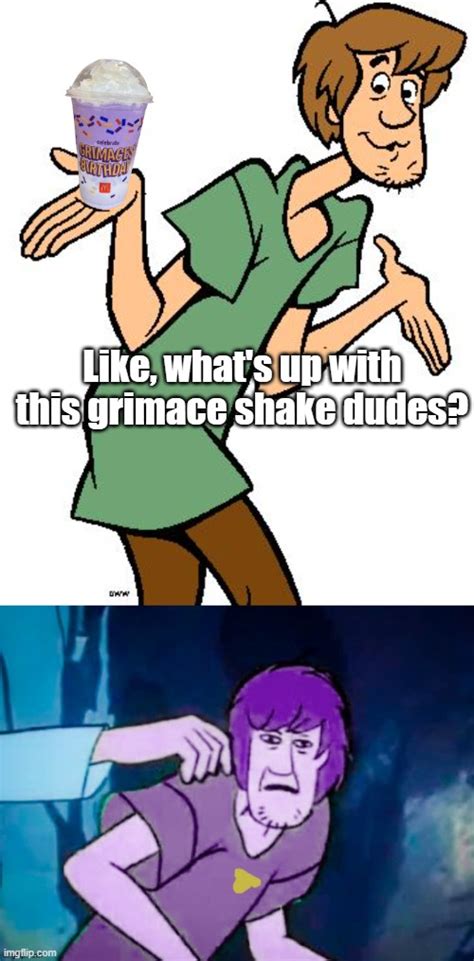 How shaggy became the purple guy. - Imgflip