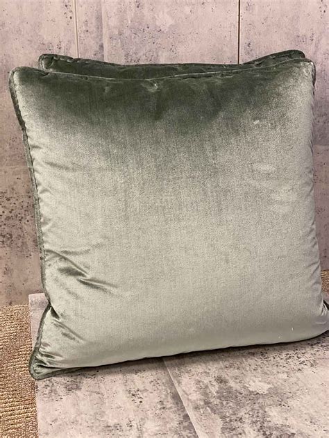 Grey Silk Velvet Blend Pillow - Pillow Punk