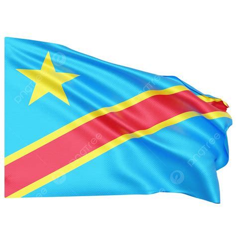 Dr Congo Flag Waving, Dr Congo Flag With Pole, Dr Congo Flag Waving Transparent, Dr Congo Flag ...
