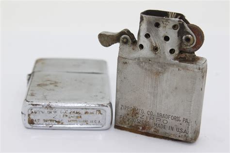 ziq ZIPPO collections: ORIGINAL ZIPPO VINTAGE LIGHTER 1950's CODE : 1022