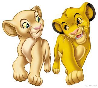 Simba and Nala as cubs! | Simba y nala, Rey leon, El rey leon