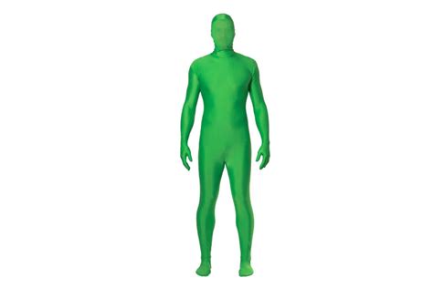 CHROMAKEY GREEN SCREEN FULL BODY SUIT • FOR RENT • Domino Production