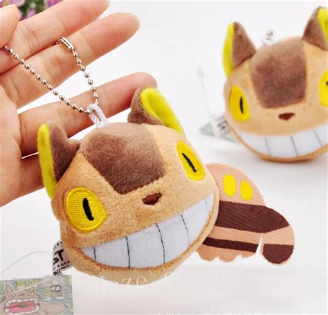 My Neighbor Totoro Cat Bus Plush Toy Doll Keychain Pendant Gift-in Stuffed & Plush Animals from ...