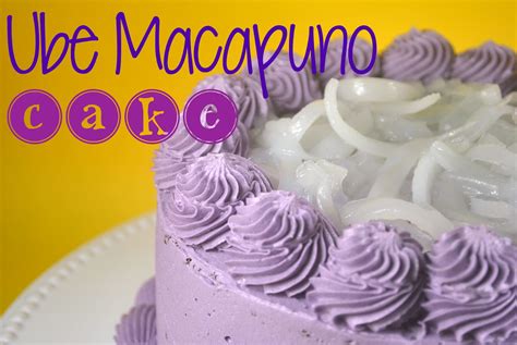 bakery cook and tips: Ube Macapuno Cake Recipe