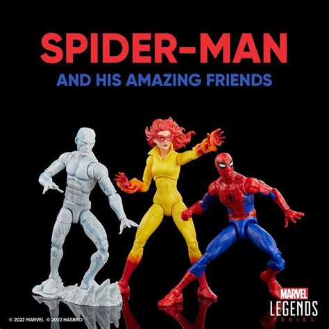 Spider-Man and his Amazing Friends Iceman & Firestar Marvel Legends - lagoagrio.gob.ec