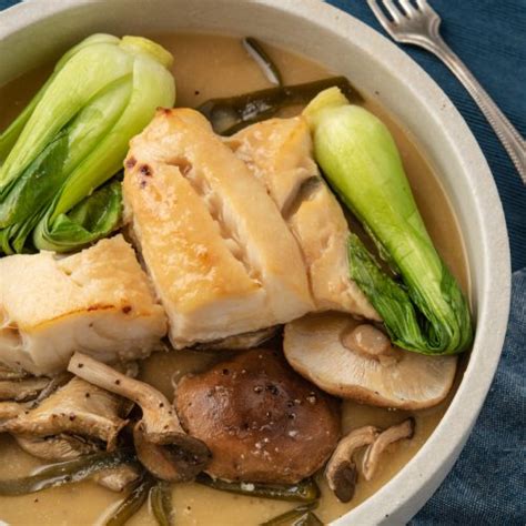 Easy Miso Cod with Mushrooms | The Frayed Apron