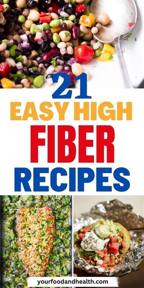 21 Healthy High Fiber Recipes For Meal Prep!