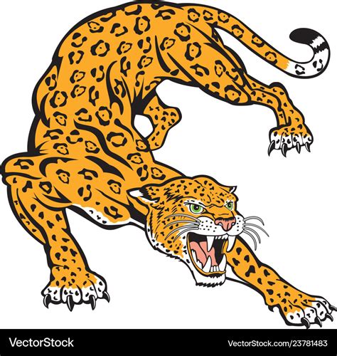 Jaguar logo mascot Royalty Free Vector Image - VectorStock