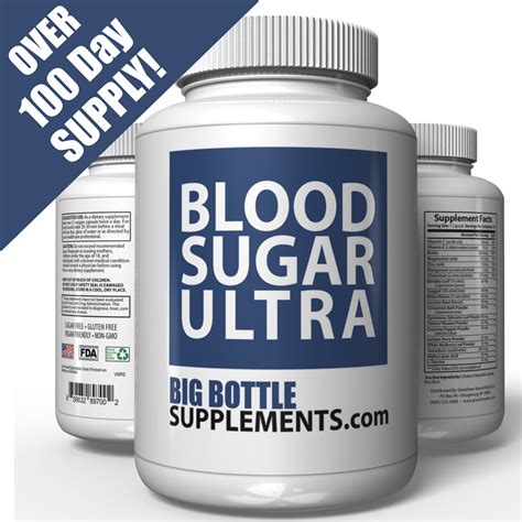 BigBottleSupplements Blood Sugar Ultra - Blood Sugar Support Supplement ...