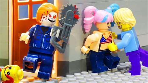 LEGO HALLOWEEN REVENGE! LEGO Michael Myers Scary Horror Story | LEGO Land - Brickhubs