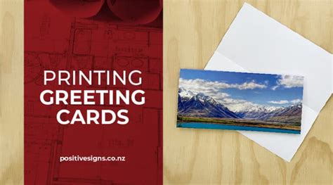 Guide to Designing and Printing Greeting Cards - Positive Signs + Print