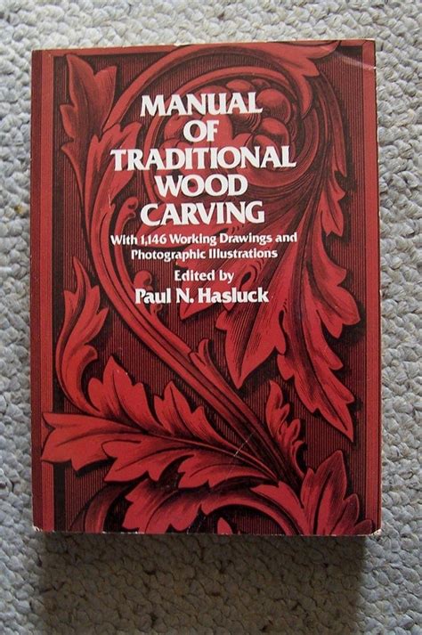 Wood Carving Book Illustrated Manual of Traditional Wood