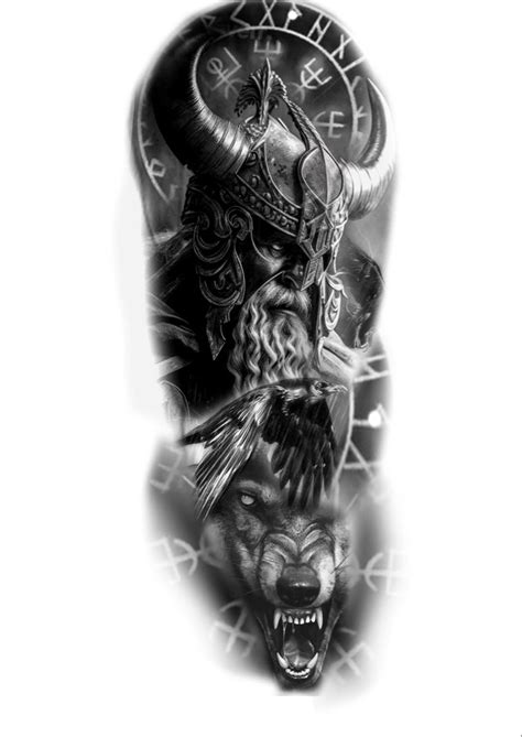 Viking tattoo design | Viking tattoos, Viking tattoo sleeve, Tattoos ...