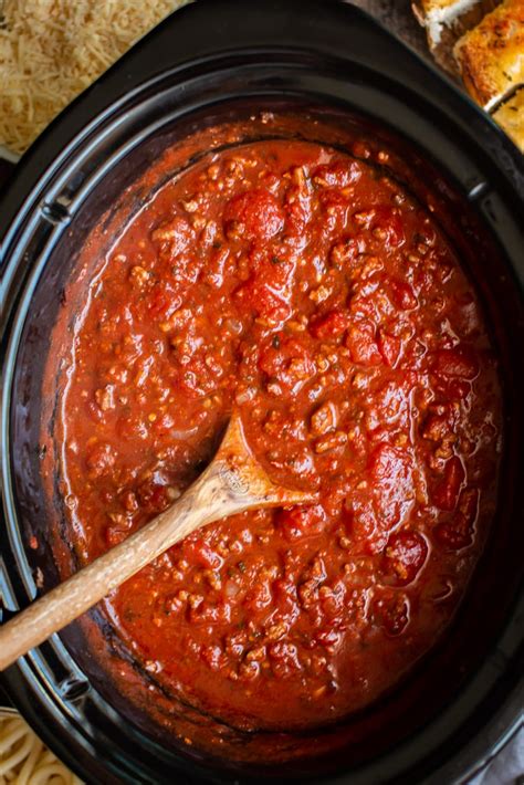 Slow Cooker Spaghetti Sauce - The Magical Slow Cooker