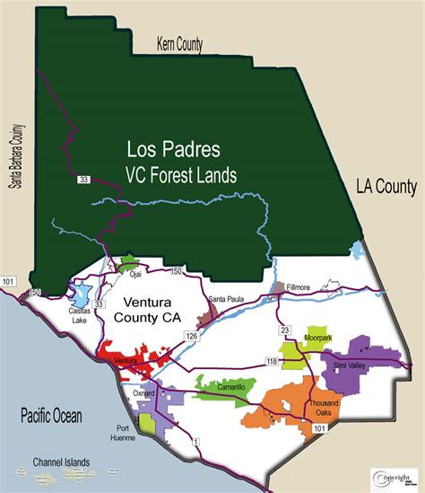 Ventura County Map | My blog