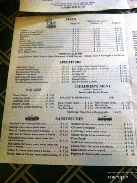 Menu of Luigi's Italian American in Jacksonville, FL 32216