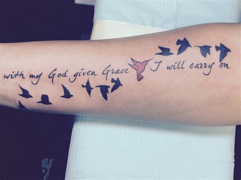 With my God given grace I will carry on | Give grace, Tattoo quotes ...