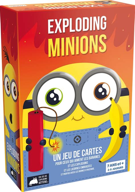 Exploding Minions - Jeu de Cartes - Acheter sur Espritjeu.com