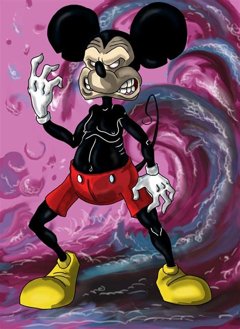 Bizarro Mickey on Behance | Mickey mouse art, Mickey mouse cartoon, Dark disney art