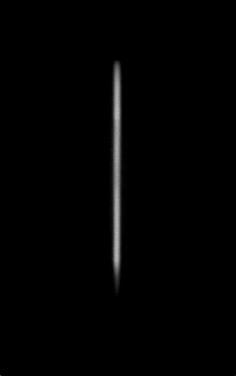 Silver halide photographic image of the cross section of the on-axis... | Download Scientific ...