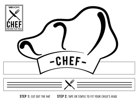 Free Printable Chef Hat Pattern - Free Printable