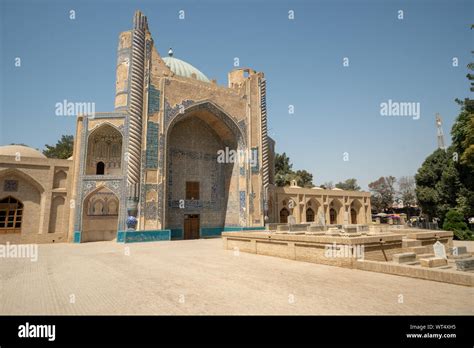 Green Mosque in the center of Balkh city in Afghanistan Stock Photo - Alamy