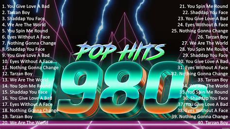 Most Popular Song In The 80s ~ 1980s Music Hits ~ The Best Album Hits ...