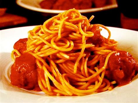 Spaghetti with My Mamas Meatballs Recipe | Food Network