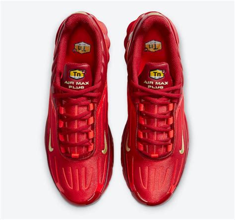 Nike Dress the Air Max Plus 3 in Luxurious Red - Sneaker Freaker