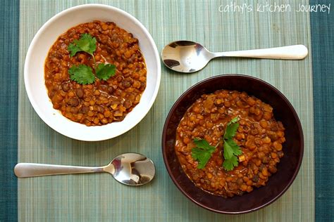 cathy's kitchen journey: Lentil Black Bean Stew