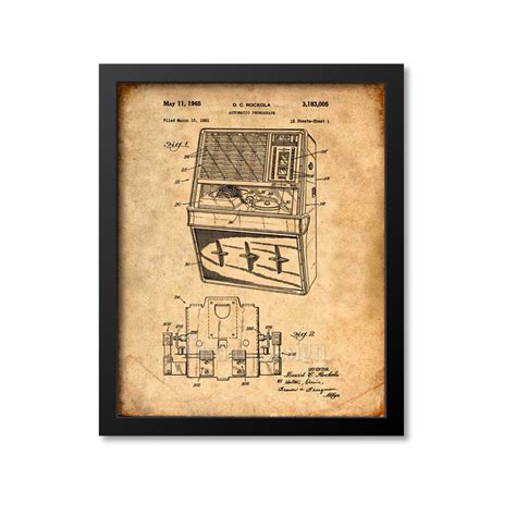 Jukebox Patent Print Art Music Wall Art Gift - Etsy