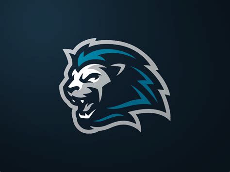 Lion Mascot Logo | Mascot, Animal logo, Game logo design