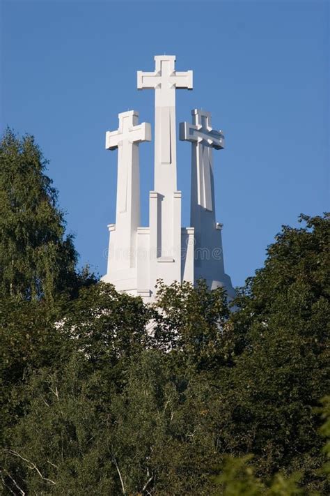 Hill of Three Crosses stock photo. Image of monument - 12157818