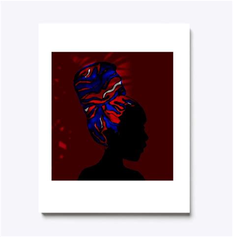 Haitian Flag Canvas Wall Art Afrocentric/ Boho Collection - Etsy