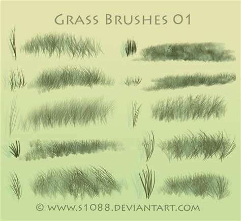 Free Grass Photoshop Brushes | PSDDude