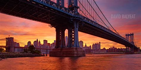 Manhattan Bridge - New York City • David Balyeat Photography