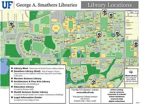 Library Location Map » George A. Smathers Libraries » UF Libraries ...